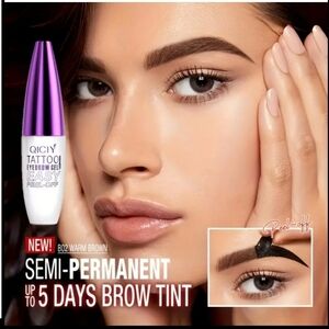 Qi Tattoo Eyebrow Gel in Warm Brown